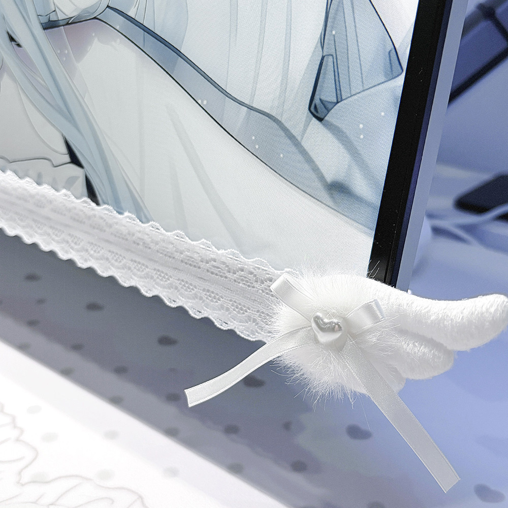 New Screen Decor White Lace Mo - огляд і ціна Setup Desk Monitor
