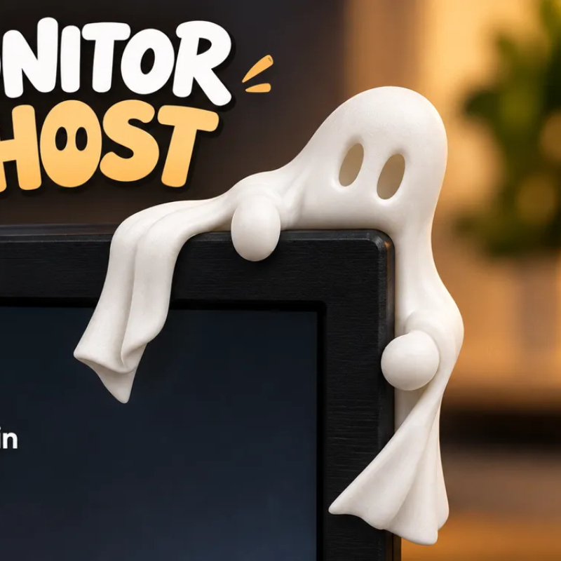 Monitor Small Ghost Ornament,  - огляд і ціна Setup Desk Monitor