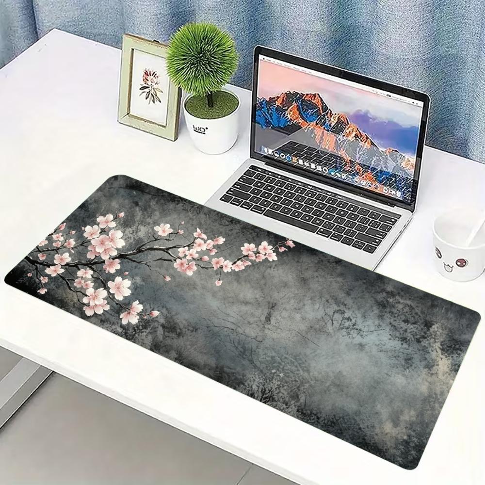 Plum Blossom Ink Art Extended  - огляд і ціна Desk Setup Pc And Laptop