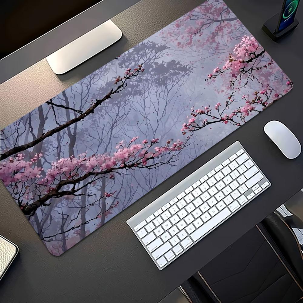 Plum Blossom Ink Art Extended  - огляд і ціна Desk Setup Pc And Laptop